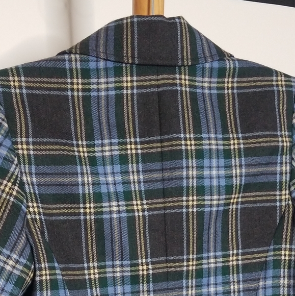 Pendleton 100% Virgin Wool Tartan Plaid Blazer 6P - Picture 4 of 7